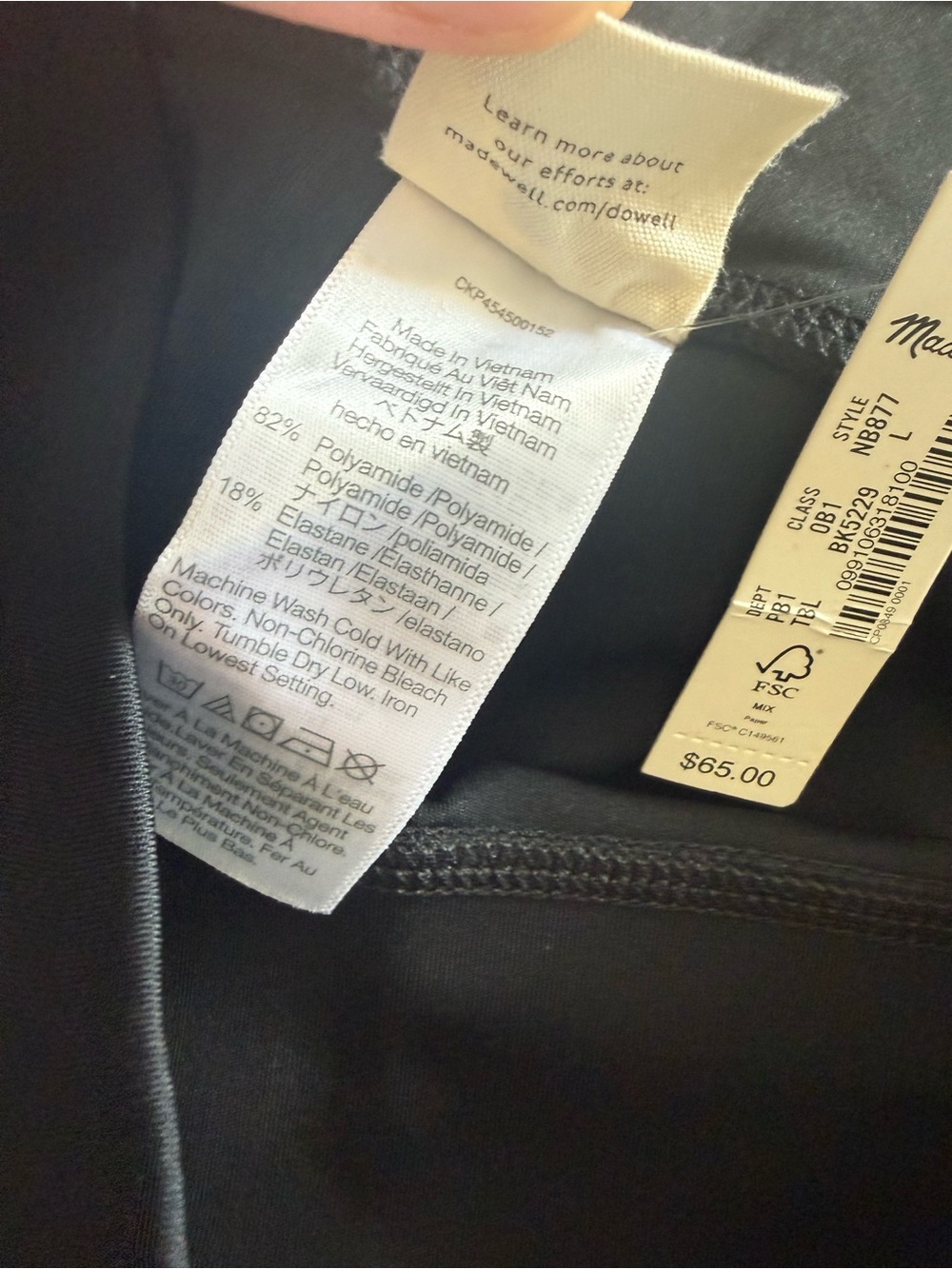 Madewell MWL Form High-Rise 25" Leggings - Picture 7 of 8